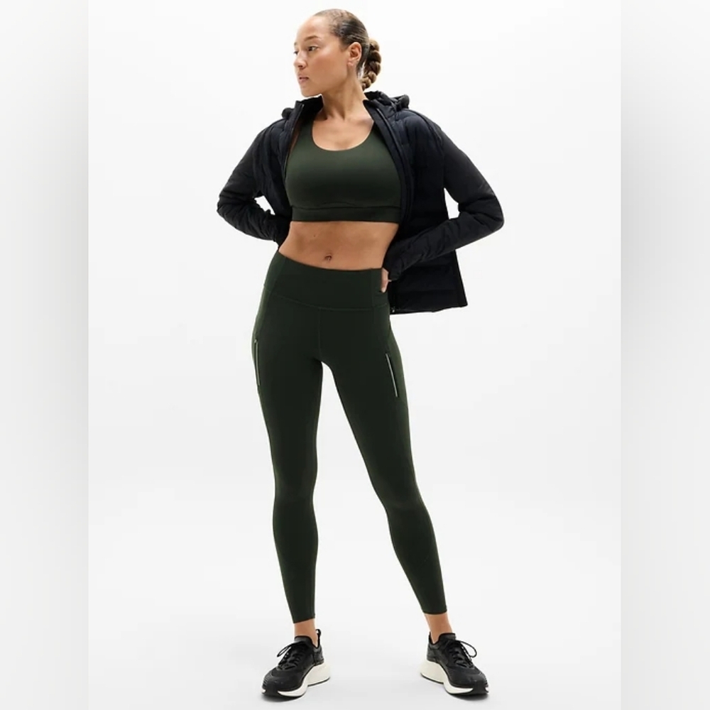 Athleta Tight Rainier Green High Rise Leggings